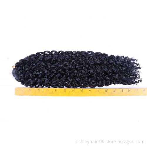 curly synthetic hair water wave braid crochet hair extra curly braid